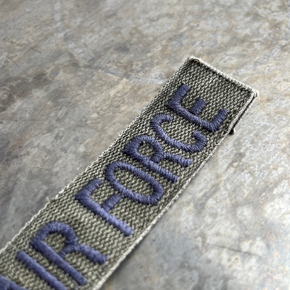 U.S. AIR FORCE embroidered tape patch - Vintage - Picture 4 of 10